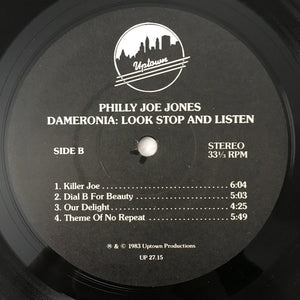 "Philly" Joe Jones / Dameronia Featuring Johnny Griffin : Look Stop Listen (LP, Album)