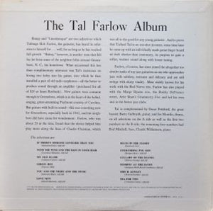 Tal Farlow : The Tal Farlow Album (LP, Mono, RE)