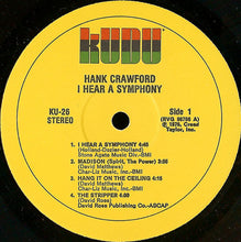 Charger l&#39;image dans la galerie, Hank Crawford : I Hear A Symphony (LP, Album)
