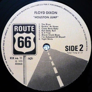 Floyd Dixon : Houston Jump (LP, Comp, Mono)