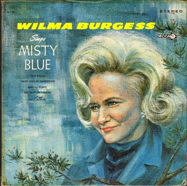 Wilma Burgess : Sings Misty Blue (LP, Album, RP)