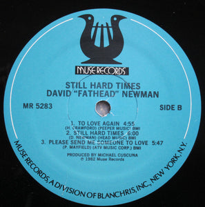 David "Fathead" Newman : Still Hard Times (LP)