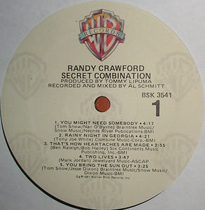 Randy Crawford : Secret Combination (LP, Album)