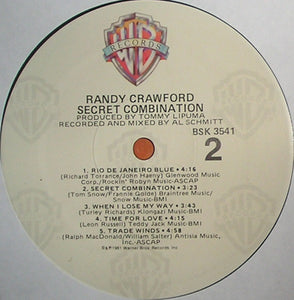 Randy Crawford : Secret Combination (LP, Album)