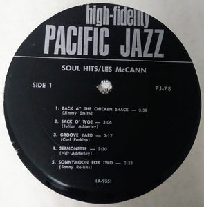 Les McCann : Soul Hits (LP, Album, Mono)
