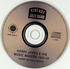 Harry James & His Music Makers : Harry For Hollywood (CD, Album)