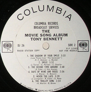 Tony Bennett : Tony Bennett's Greatest Hits, Volume III / The Movie Song Album (LP, Comp, Promo)