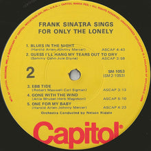 Load image into Gallery viewer, Frank Sinatra : Frank Sinatra Sings For Only The Lonely (LP, Album, RE)
