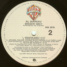 Load image into Gallery viewer, Al Jarreau : Breakin&#39; Away (LP, Album, Jac)
