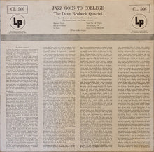 Laden Sie das Bild in den Galerie-Viewer, The Dave Brubeck Quartet : Jazz Goes To College (LP, Album, Promo)
