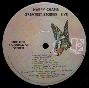 Harry Chapin : Greatest Stories - Live (2xLP, Album, RE, SP )