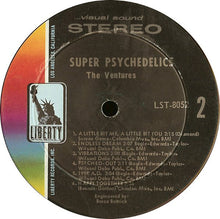 Laden Sie das Bild in den Galerie-Viewer, The Ventures : Super Psychedelics (LP, Album, Ind)
