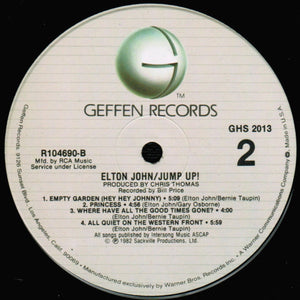 Elton John : Jump Up! (LP, Album, Club)