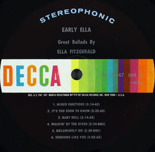 Charger l&#39;image dans la galerie, Ella Fitzgerald : Early Ella - Great Ballads By Ella Fitzgerald (LP, Comp)
