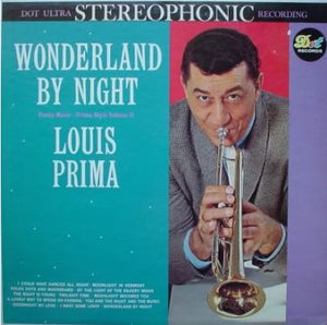 Louis Prima : Wonderland By Night (Pretty Music - Prima Style, Vol. 2) (LP, Album)
