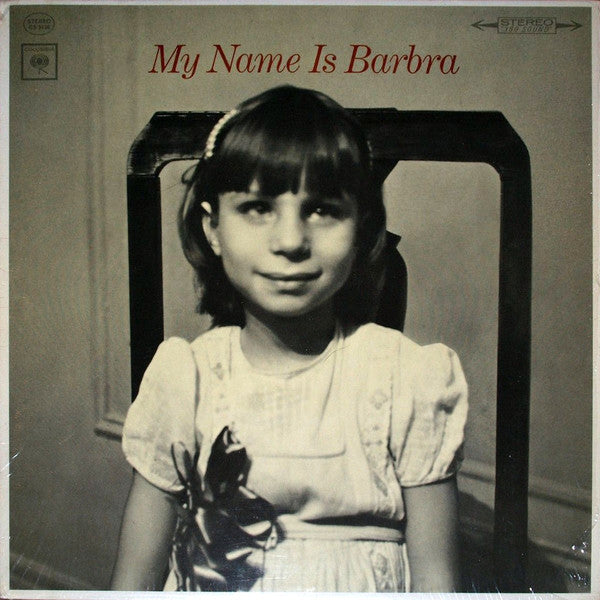 Barbra Streisand : My Name Is Barbra (LP, Album, RE, Pit)