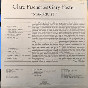 Clare Fischer And Gary Foster : Starbright (LP, Album)