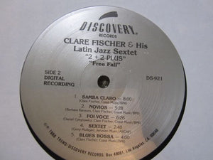 Clare Fischer & His Latin Jazz Sextet : 2+2 Plus. Free Fall (LP, Album)