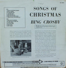 Load image into Gallery viewer, Bing Crosby : Songs Of Christmas (LP, Comp, Mono)
