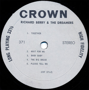 Richard Berry And  The Dreamers (4) : Richard Berry And The Dreamers (LP, Album)