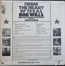 Charger l&#39;image dans la galerie, Bob Wills And The Texas Playboys* Featuring Leon Rausch : From The Heart Of Texas (LP, Album, Mono)
