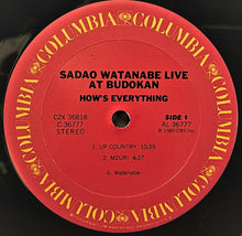 Load image into Gallery viewer, Sadao Watanabe : How&#39;s Everything - Sadao Watanabe Live At Budokan (2xLP)
