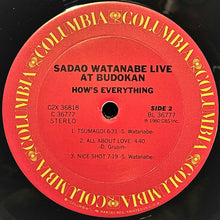 Load image into Gallery viewer, Sadao Watanabe : How&#39;s Everything - Sadao Watanabe Live At Budokan (2xLP)
