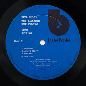 Bud Powell : The Amazing Bud Powell, Vol. 4 - Time Waits (LP, RE)