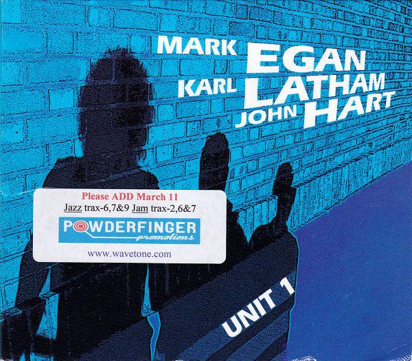 Mark Egan, Karl Latham, John Hart : Unit 1 (CD)