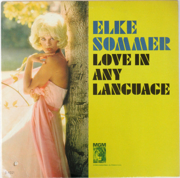 Elke Sommer : Love In Any Language (LP, Album, Mono)