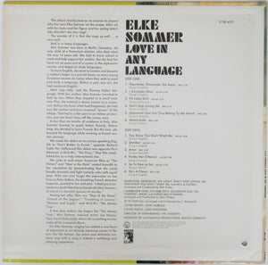 Elke Sommer : Love In Any Language (LP, Album, Mono)