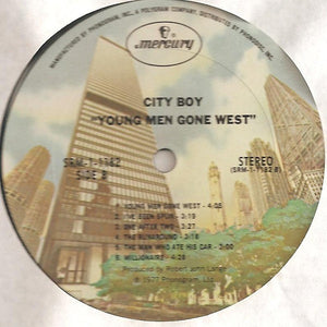 City Boy : Young Men Gone West (LP, Album)