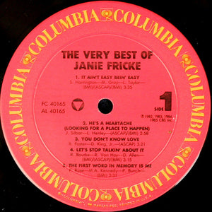 Janie Fricke : The Very Best Of Janie (LP, Comp)