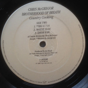 Chris McGregor's Brotherhood Of Breath : Country Cooking (LP, Album)