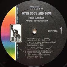 Load image into Gallery viewer, Julie London : With Body &amp; Soul (LP)
