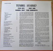 Load image into Gallery viewer, Stan Getz, Zoot Sims, Wardell Gray, Paul Quinichette : Tenors Anyone? (LP, RE)
