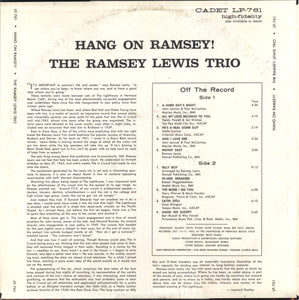 The Ramsey Lewis Trio : Hang On Ramsey! (LP, Album, Mon)