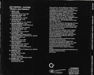 Art Pepper : Art Pepper + Eleven (Modern Jazz Classics) (CD, Album, RE)