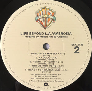Ambrosia (2) : Life Beyond L.A. (LP, Album, Jac)