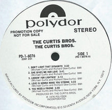 Laden Sie das Bild in den Galerie-Viewer, The Curtis Bros. : The Curtis Bros. (LP, Album, Promo)
