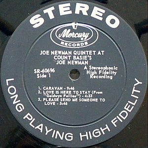 Joe Newman Quintet : Joe Newman Quintet At Count Basie's (LP, Album)