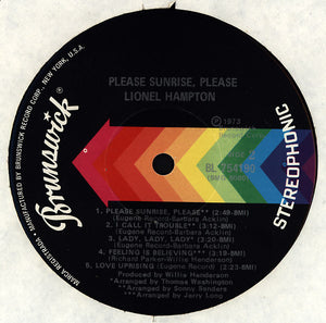 Lionel Hampton : Please Sunrise (LP)
