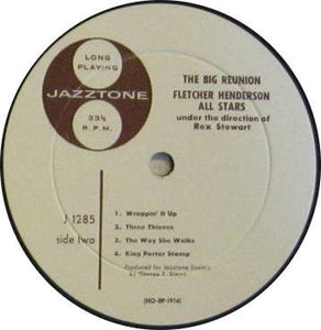 The Fletcher Henderson All Stars Under The Direction Of Rex Stewart : The Big Reunion (LP, Album)