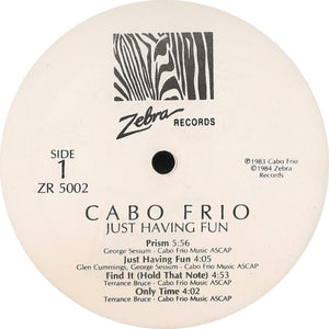 Cabo Frio : Just Having Fun (LP)