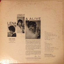 Charger l&#39;image dans la galerie, Lena* : Lovely And Alive (LP, Mono)
