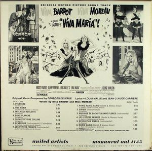 Georges Delerue : "Viva Maria"! (Original Motion Picture Soundtrack) (LP, Album, Mono)