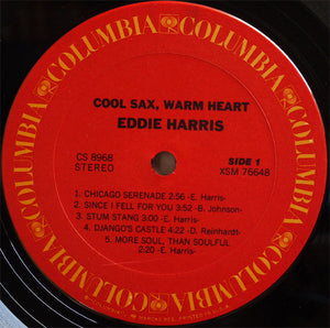 Eddie Harris : Cool Sax Warm Heart (LP, Album, RE)