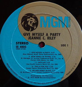 Jeannie C. Riley : Give Myself A Party (LP, Album)