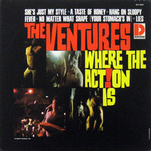 Laden Sie das Bild in den Galerie-Viewer, The Ventures : Where The Action Is (LP, Album, Mono, RP)
