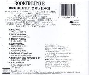 Booker Little : Booker Little 4 & Max Roach (CD, Album, RE)